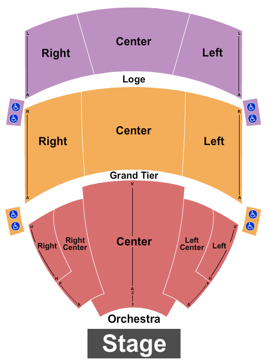 Steven Tanger Center for the Performing Arts The Sound Of Music Seating Chart